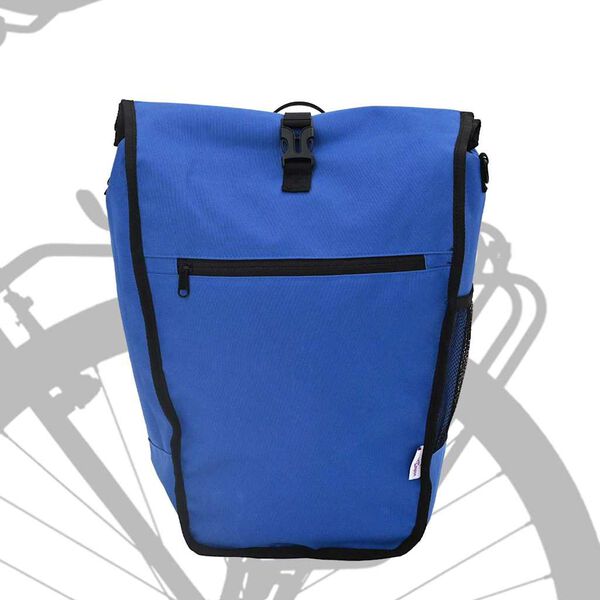 vidaXL Fietstas Blauw 34 x 16 x 59 cm Polyester
