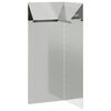 vidaXL Slakkenhekje Zilver 10 x 10 x 25 cm Gegalvaniseerd staal