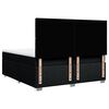 vidaXL Boxspring met matras stof zwart 200x200 cm