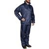 vidaXL Regenpak 2-delig + capuchon (heren / marineblauw / maat XXL)