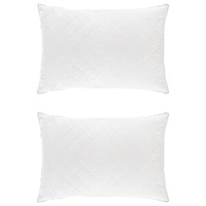 vidaXL Hoofdkussen FULDA 2 st 30 x 50 cm 100% Ganzendons en Veer Wit