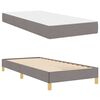 vidaXL Boxspringbed met matras Taupe 90 x 190 cm Stof