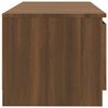 vidaXL Tv-meubel met LED-verlichting 140x40x35,5 cm bruin eikenkleur