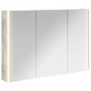 vidaXL Badkamer spiegelkast Beton Grijs 103,5 x 15,5 x 70 cm