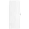 vidaXL Wandkast 34,5x34x90 cm bewerkt hout hoogglans wit