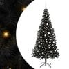 vidaXL Kerstboom Zwart 210 cm PVC