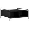 vidaXL Salontafel Zwart eiken 90 x 90 x 41 cm Bewerkt hout