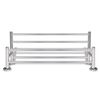 vidaXL Handdoekenrek met 6 roedes roestvrij staal