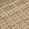 vidaXL 12-delige Loungeset met kussens poly rattan beige