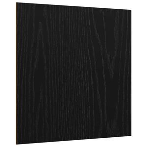 vidaXL Decorpanelen 12 st Zwart Eiken 30 x 30 x 0,27 cm Bewerkt hout