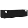 vidaXL TV Kast met lade Zwart eiken 100 x 31 x 25,5 cm Bewerkt hout