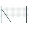 vidaXL Grond Fix Gelast Draadhek 25 x 0,4 m (B x H) PVC-Coated Staal