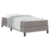 vidaXL Boxspringbed Taupe 80 x 200 cm Stof