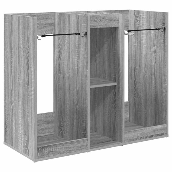 vidaXL Golfkast Effen Grijs Sonoma 102 x 45 x 85,5 cm