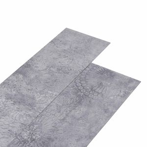 vidaXL Zelfklevende PVC Vloerplanken Cementgrijs 30,5 x 61 cm 28 st