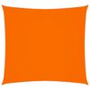 vidaXL Zonnescherm vierkant 4,5x4,5 m oxford stof oranje