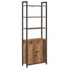 vidaXL Boekenkast Oud Hout 60 x 24 x 161 cm Bewerkt hout