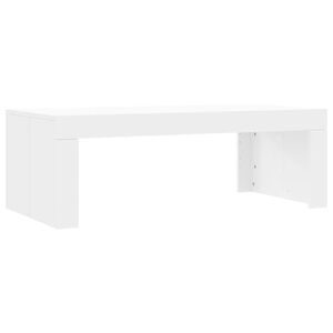 vidaXL Salontafel 102x50x36 cm bewerkt hout wit
