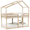 vidaXL Stapelbedframe zonder matras massief grenenhout 90x190 cm