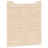 vidaXL Schuifdeuren 2 st 90 x 40 cm Massief grenenhout Naturel