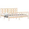 vidaXL Bedframe zonder matras massief grenenhout 200x200 cm
