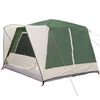 vidaXL Huisje Tent met dak met opslag Groen 400 x 350 x 212 cm