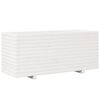 vidaXL Plantenbak 110x40x49,5 cm massief grenenhout wit