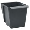 vidaXL Bloembakken voor Euro-pallets 12 pcs Grijs 13,5 x 9 x 9,5 cm