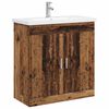 vidaXL Badkamermeubelset Oud hout 81 x 40 x 84,5 cm Bewerkt hout