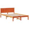 vidaXL Bedframe Bruin 135 x 190 cm Massief grenenhout