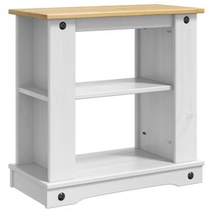 vidaXL Aquarium Stand CORONA Wit en Bruin 60 x 30 x 60 cm 150 kg