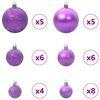 vidaXL Kerstboom met 150 LED met standaard Wit 150 cm PE en staal