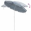 vidaXL Strandparasol Blauw en Wit 263 x 263 x 272 cm