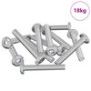 vidaXL Slotschroef Effen 2514 st Zilver Staal