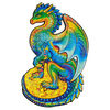 UNIDRAGON Puzzel Guarding Dragon 330 stukjes king size 27x44 cm hout