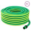 vidaXL Tuinslang 5-Lags Groen en Geel 1 / 2'' 10 m PVC