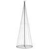 vidaXL Kegelkerstboom 732 LED's blauw 160x500 cm
