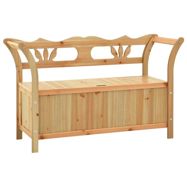 vidaXL Bankje 107x45x75,5 cm massief vurenhout