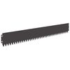 vidaXL Gazonrand 20 st 103 x 15 cm Staal Zwart