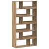 vidaXL Boekenkast 100x33x187,5 cm bewerkt hout artisanaal eikenkleurig