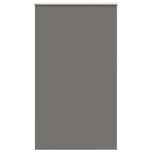 vidaXL Rolgordijn verduisterend 130x230 cm stofbreedte 126,6 cm grijs