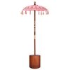 vidaXL Balinese parasol met basis 2 st Roze