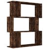 vidaXL Boekenkast / kamerscherm 80x24x96 cm bewerkt hout gerookt eiken