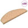 vidaXL Trapmatten 30 st 65x21x4 cm Goud Halfrond Groot