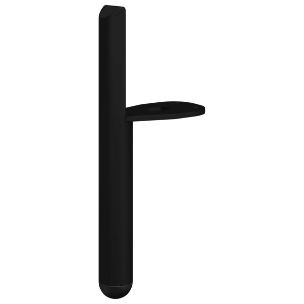 vidaXL Meubelpoten 2 pcs Zwart 0 IJzer