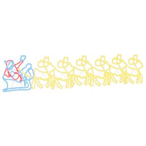 vidaXL LED Kerstdecoratie Multikleur 69 x 79 cm PVC