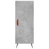 vidaXL Hoge kast 34,5x34x180 cm bewerkt hout betongrijs