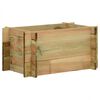 vidaXL Tuin Verhoogd Groentenbed Groen 80 x 80 x 32 cm