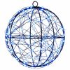 vidaXL Kerst Finial Licht 200 LED's Blauw Diameter 20 x 22 cm