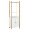 vidaXL Hoge kast 60x40x173 cm bewerkt hout wit
